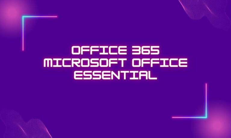 Pacote Office 365 – Microsoft Office Essencial